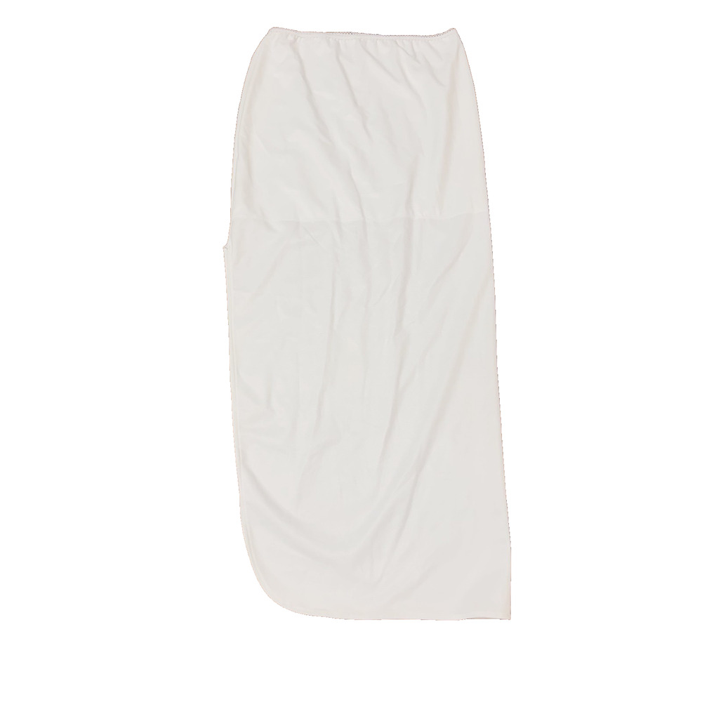 Full Length Control Slip David’s Bridal Size M White Slit USA wedding bride